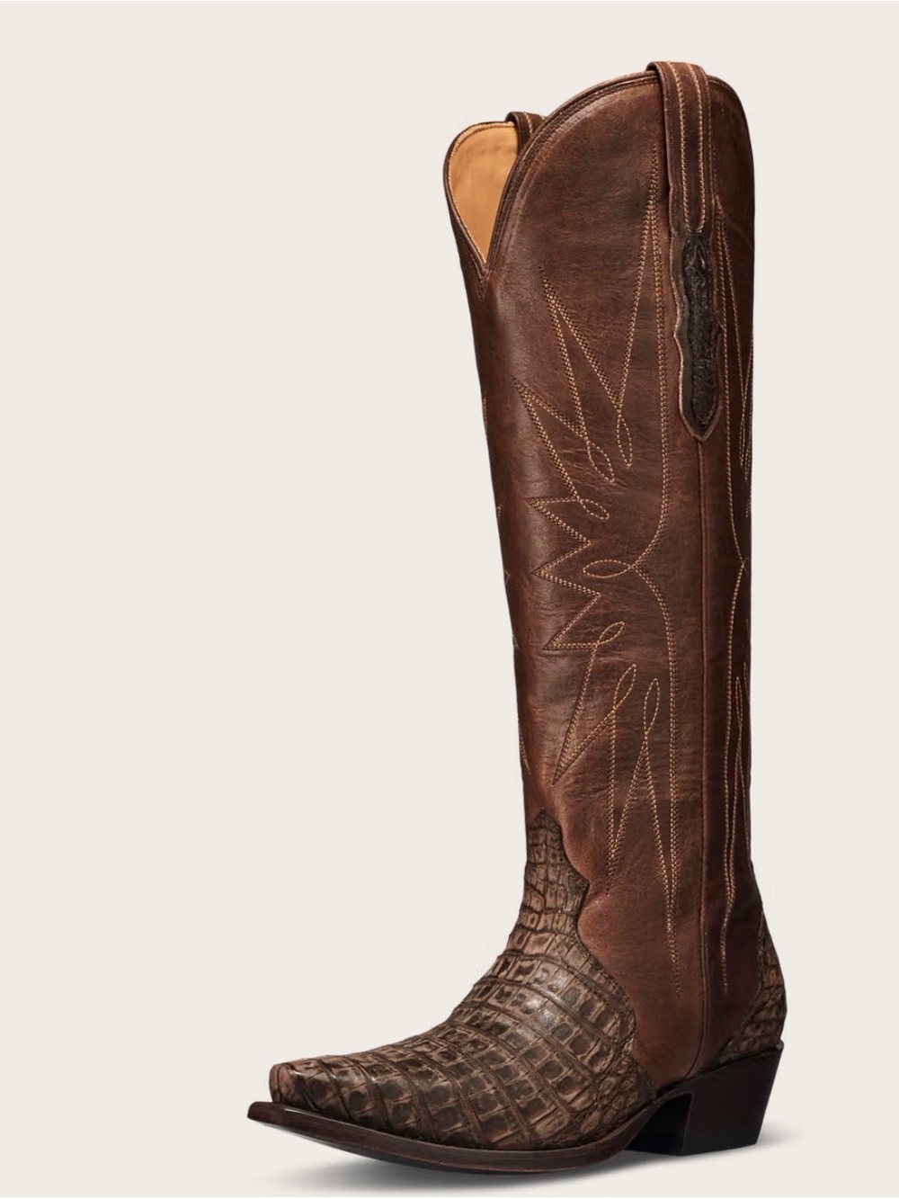 Tecovas | Loretta Truffle Caiman Exotic Boots | Size 12 - SOLD OUT 🤎🍂 - Picture 5 of 9